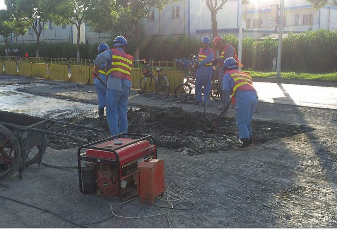 奉賢柘林路政施工 奉賢柘林路政施工